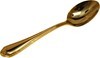 2934G005-G  Fiori Oval Soup Spoon, Gold Plated - DOZEN
